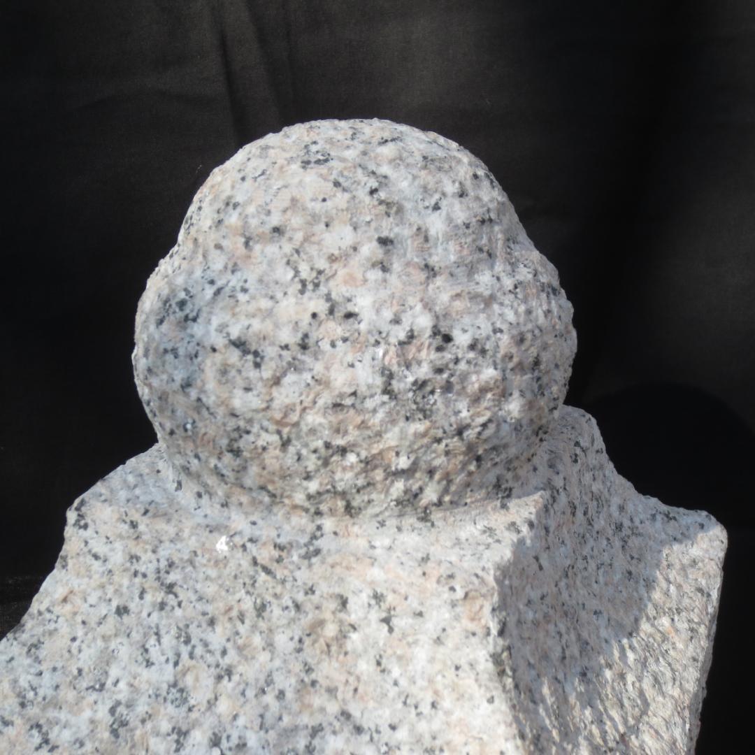 ちいさい 五輪塔 岡山県万成石 供養塔 和風 オブジェ 供養墓