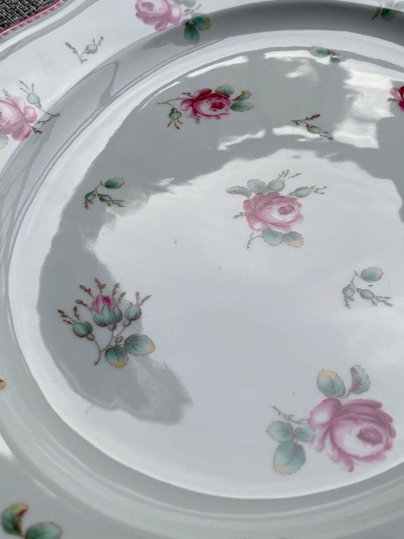 リチャードジノリ　アンティックローズ オーバル　プレート　大皿　34cm