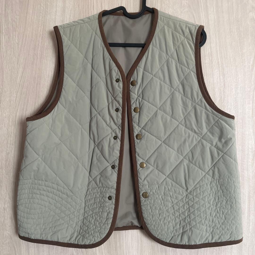 北欧、暮らしの道具店 毎日着回したいキルティングベスト よしいちひろさんコラボ