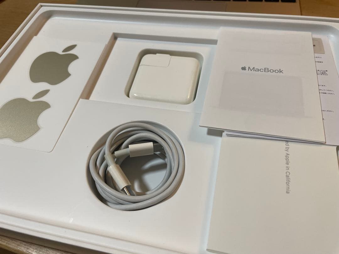 MacBook 12インチ ゴールド｜付属品完備 再インストール済