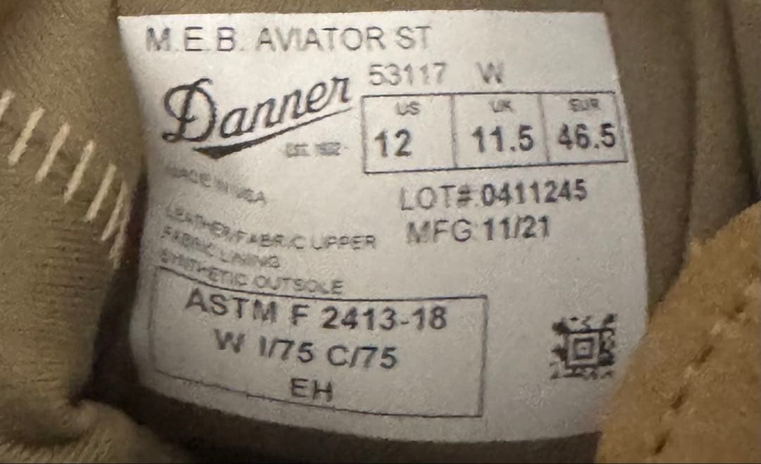 Danner アメリカ軍 ミリタリーブーツ 海兵隊 アメリカ製