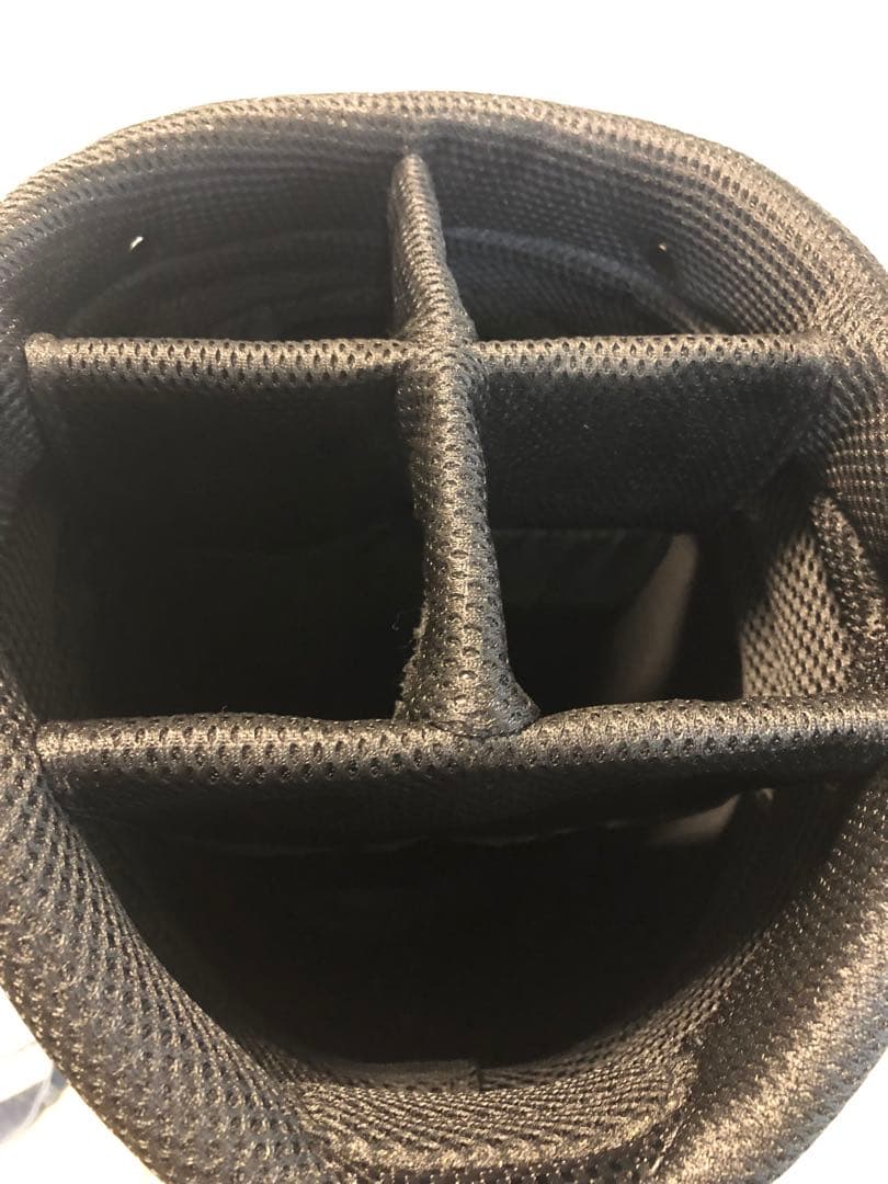 【送料込み】美品　リビエラ　キャディバッグ　青　黒　ゴルフバッグ