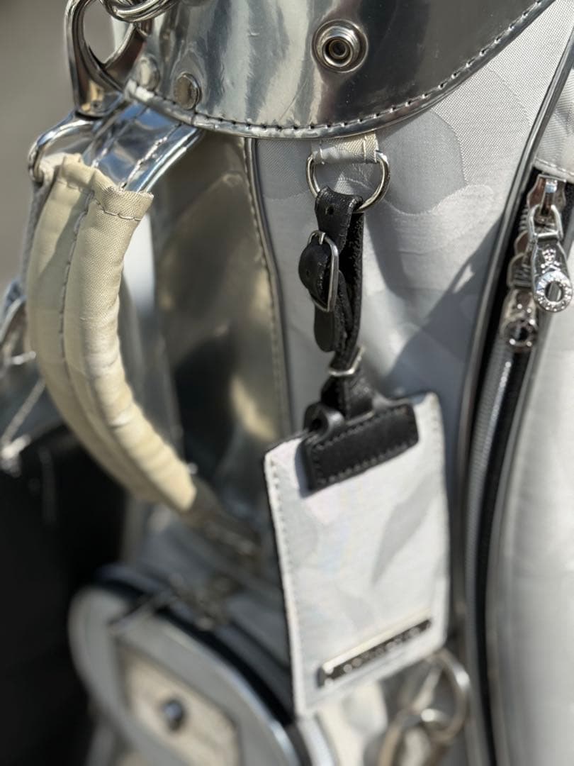 MARK & LONA シルバー カモフラ キャディバッグ ※フードカバー無し