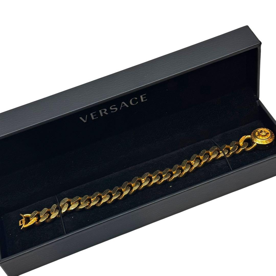 希少 極美品✨ヴェルサーチ メデューサ 喜平チェーン ゴールド ブレスレット