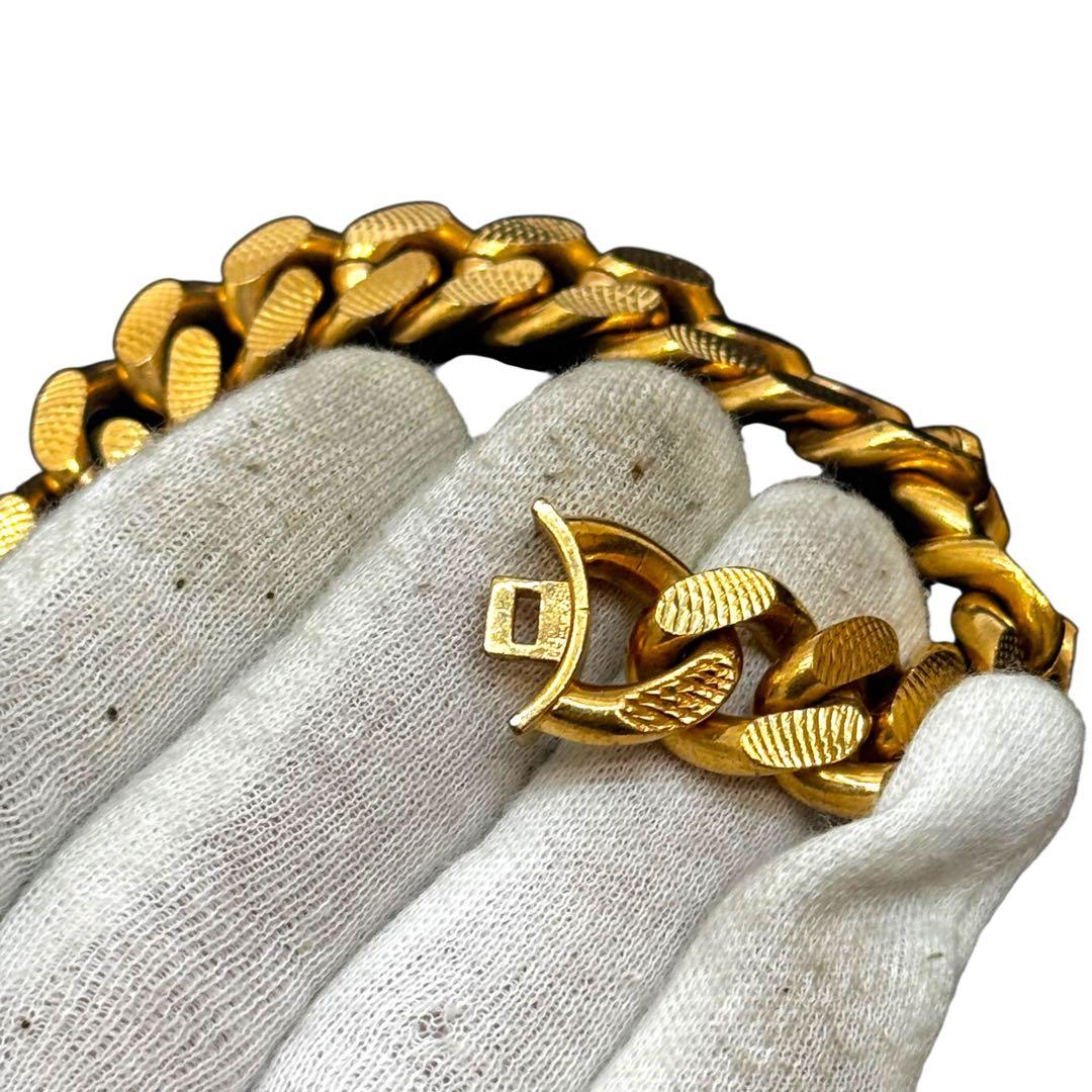 希少 極美品✨ヴェルサーチ メデューサ 喜平チェーン ゴールド ブレスレット