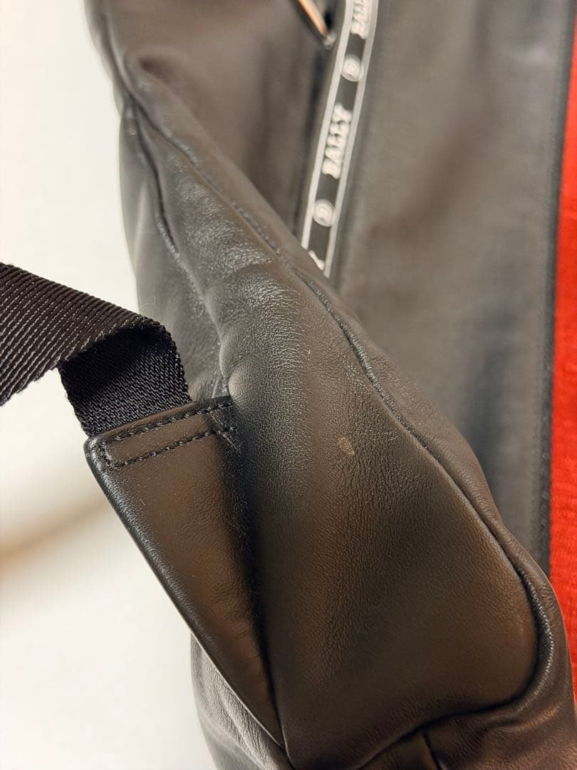 中古　BALLY レザートートバッグ　ビジネス　リュック　巾着　ストライプ