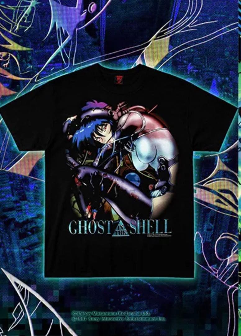 【攻殻機動隊展】GEEKS RULE コラボTシャツ Lサイズ