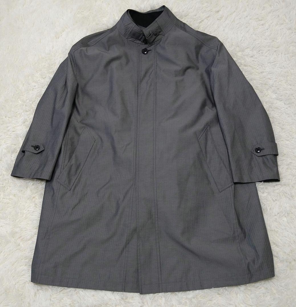 BALLESTRINO ITALYダウンライナー付きステンカラーコートサイズ6L