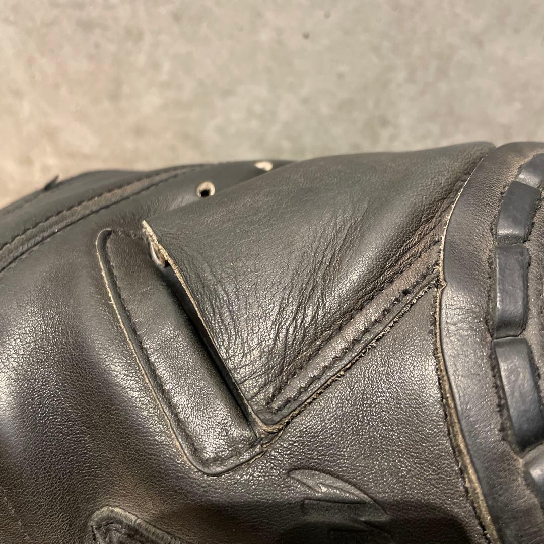 ミズノプロ 旧ロゴ 軟式用 キャッチャーミット ブラック