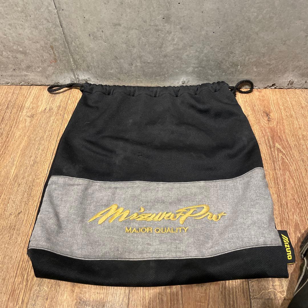 ミズノプロ 旧ロゴ 軟式用 キャッチャーミット ブラック