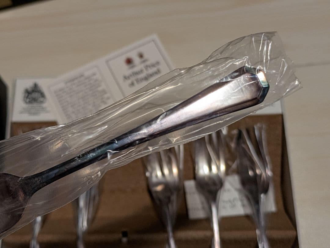 3-2Arthur Price of England フォーク(グレシアン)