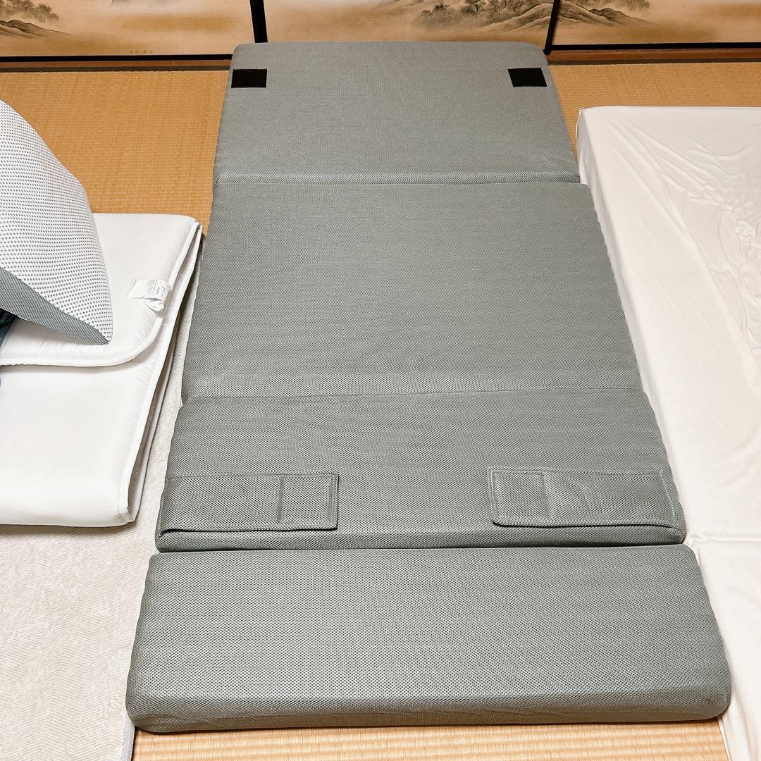 ニトリ　ソファになるマットレス　シングル　カバーつき