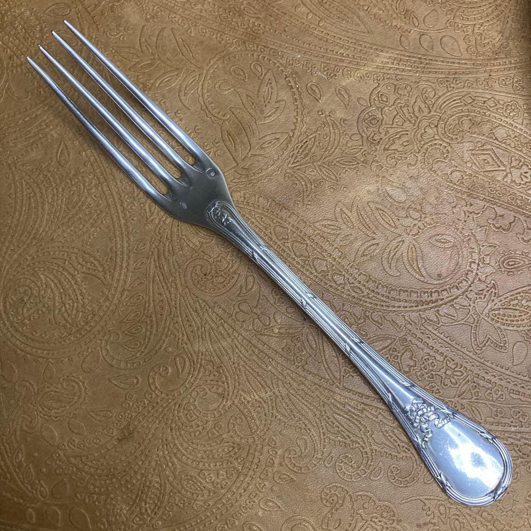 【ピュイフォルカ】純銀/100g スプーン フォーク 約18.5cm【エルメス】