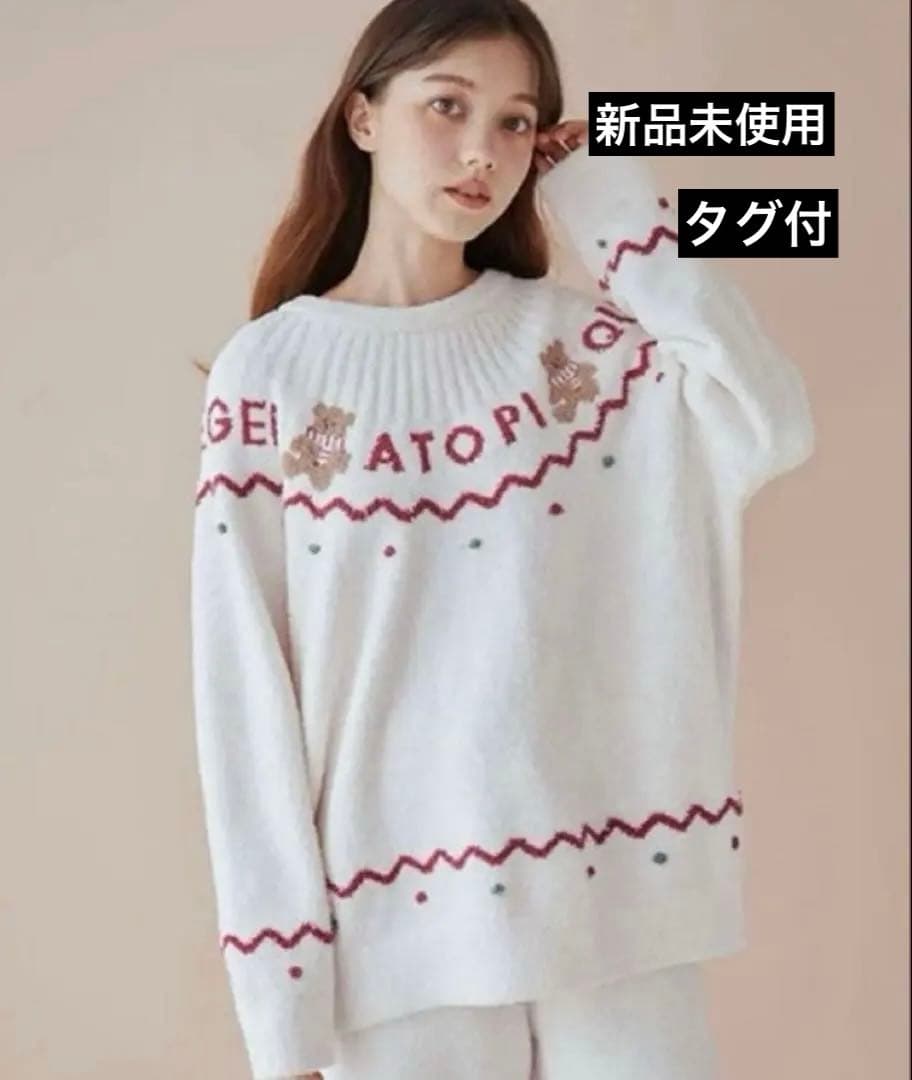 ジェラートピケ　ホリデー　ルームウェア　トップス