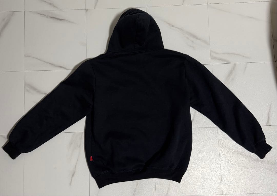 Supreme ネイビー フード付きパーカー