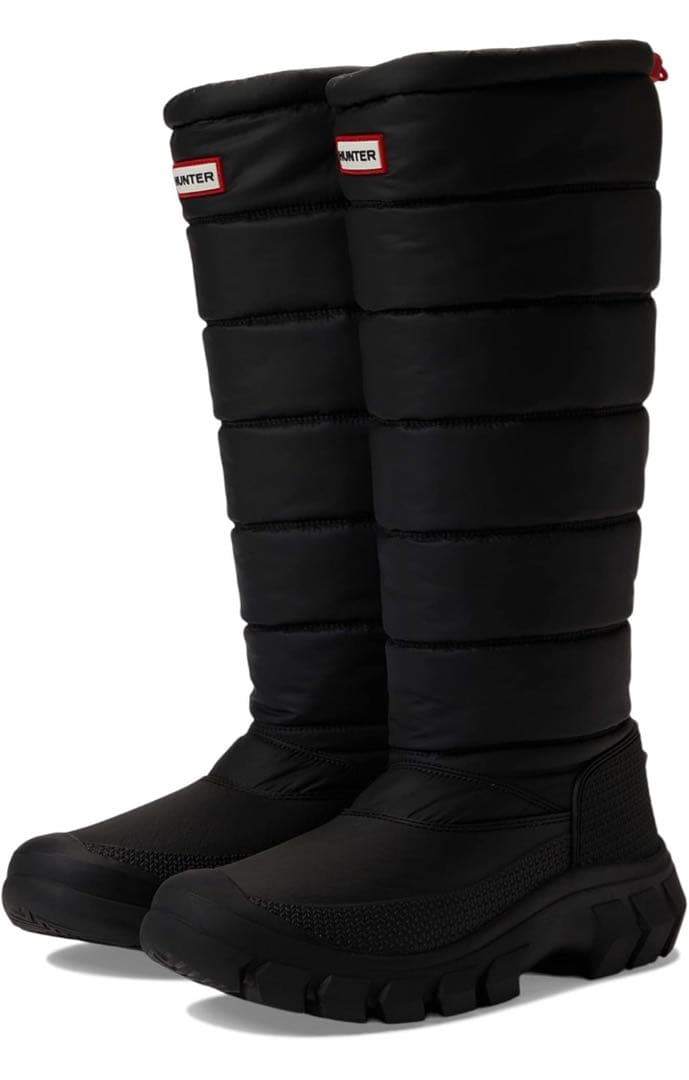 【新品・未使用】HUNTER ブラック ロング スノーブーツ 新品