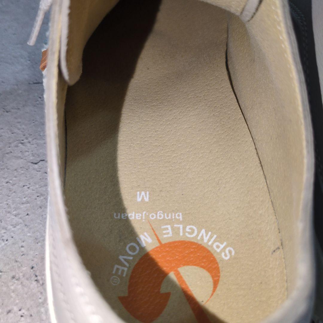 SPINGLE MOVE ローカットスニーカー グレー M カンガルーレザー