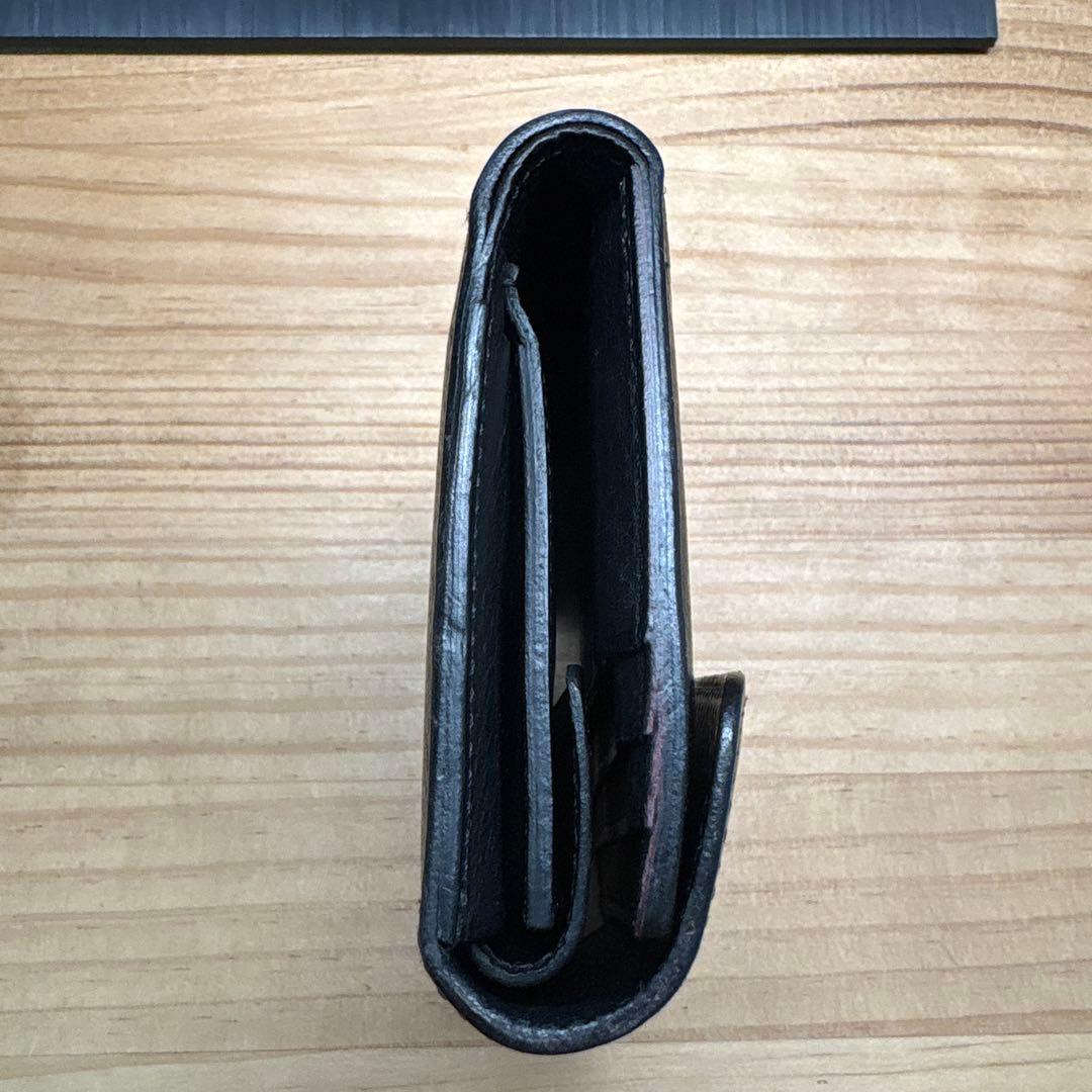 シンレザーズSinleathers タスカTasca二つ折り財布 黒