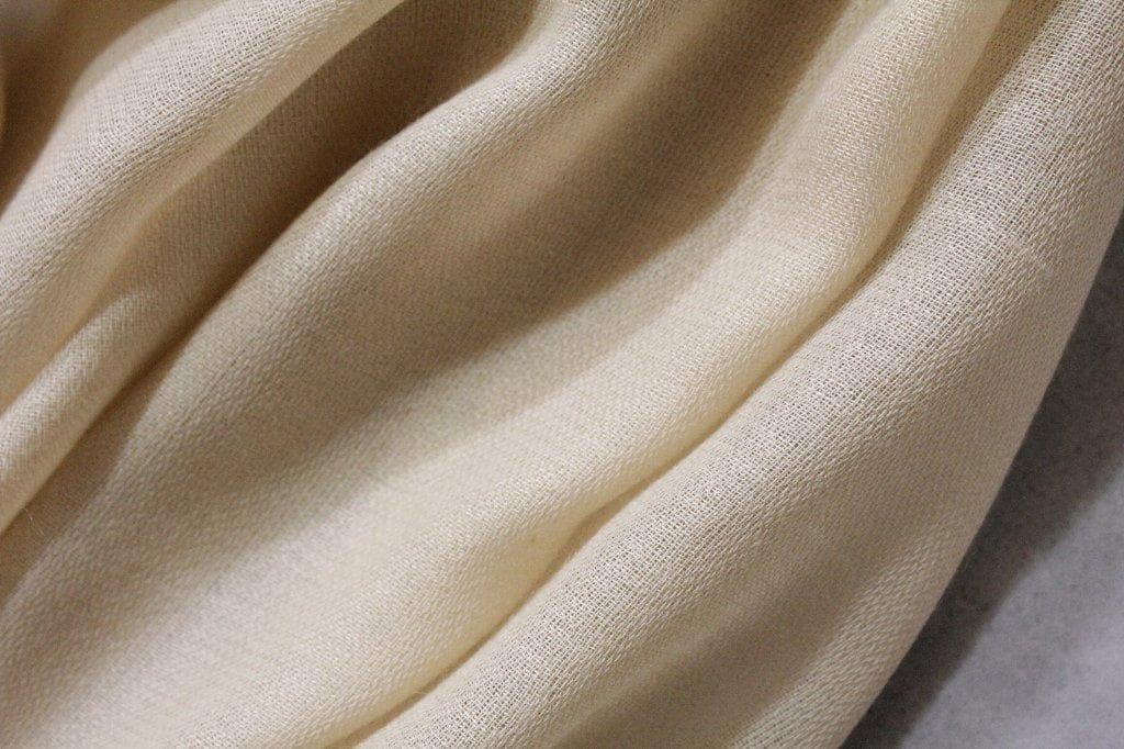 malo★新品6万円マーロ 極上カシミア100％ガーゼ大判ストール クリーム