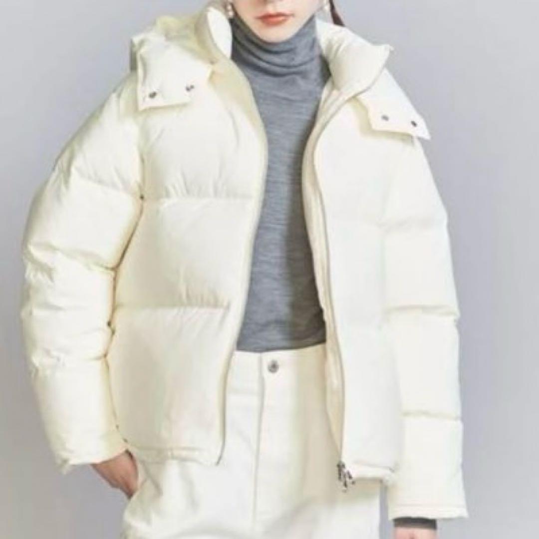 B&Y UNITED ARROWS ナイロン ショート ダウンジャケット　M