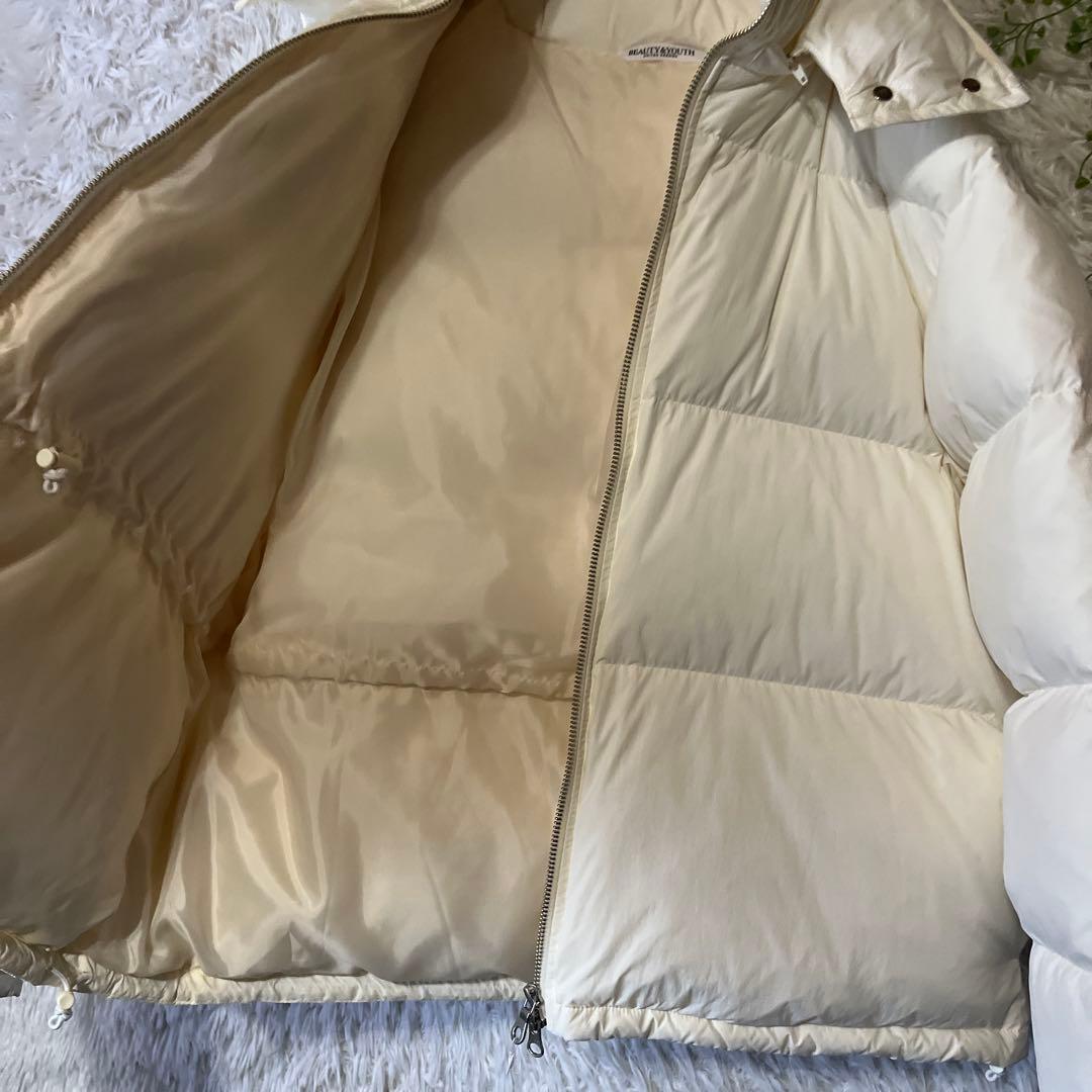 B&Y UNITED ARROWS ナイロン ショート ダウンジャケット　M