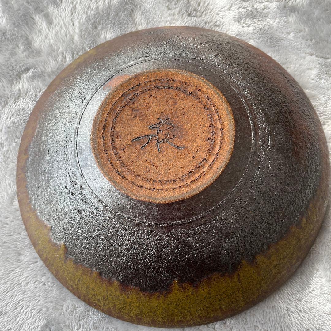 美品　高級　泉作　笠間焼　置き物　おもてなし　料理器　日本