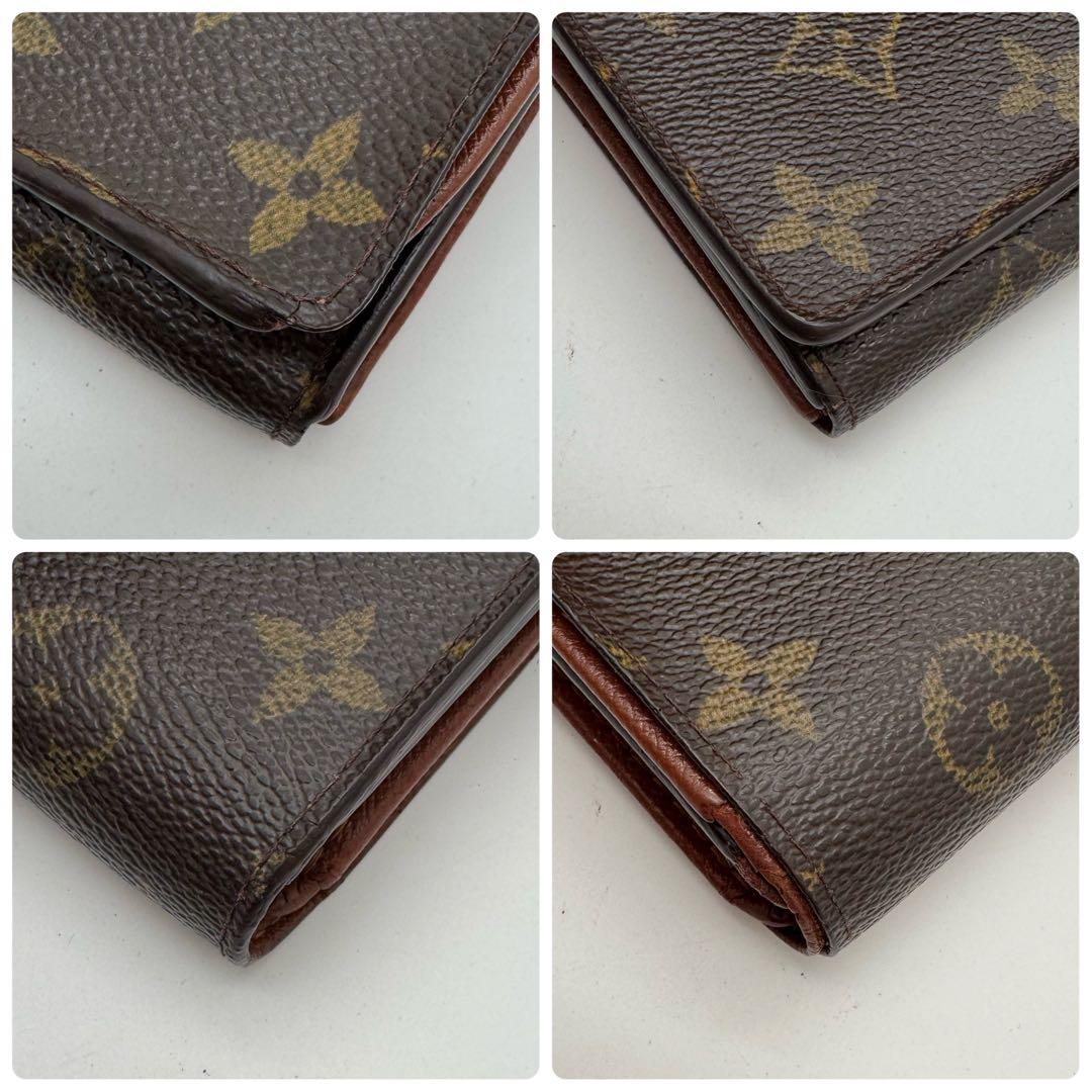 【新型・美品】ルイヴィトン　モノグラム　ポルトモネ・ビエ・トレゾール　折り財布