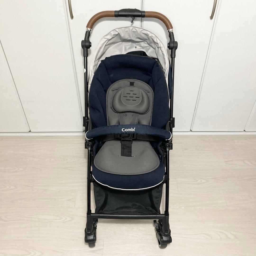 美品 コンビ スゴカルSwitch エッグショックAN ネイビー 付属品多数