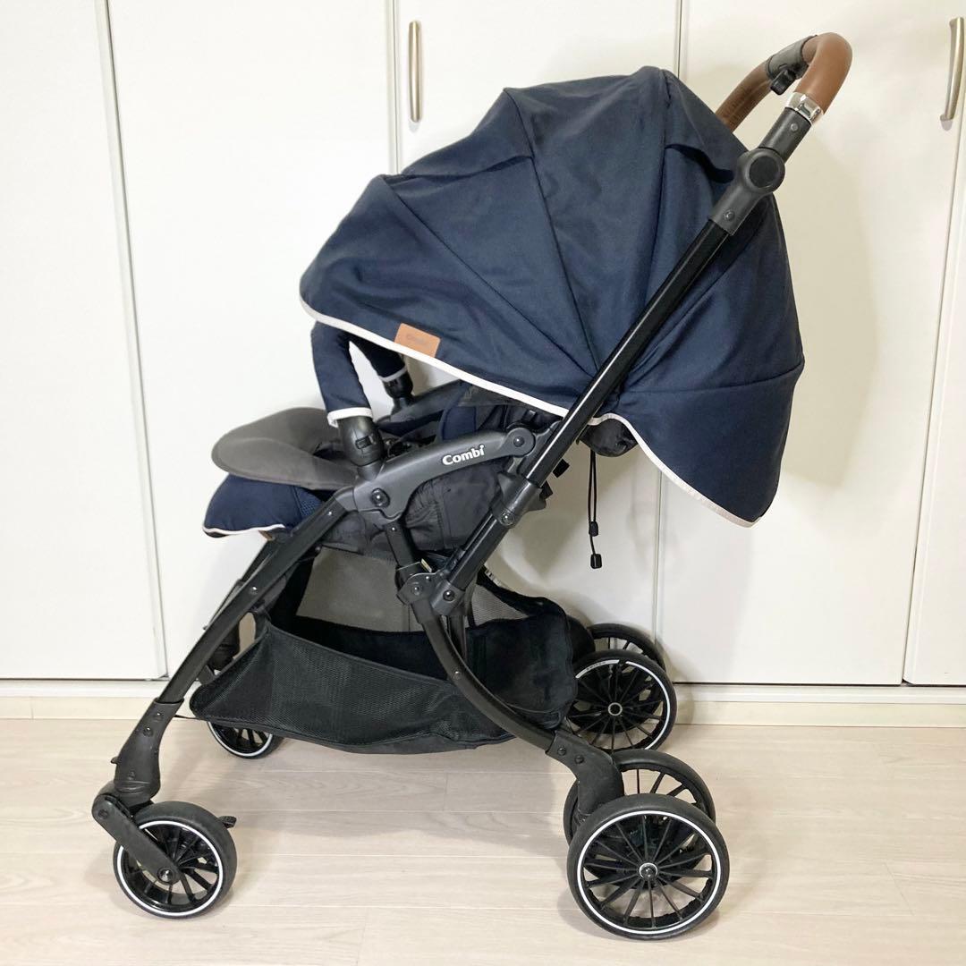 美品 コンビ スゴカルSwitch エッグショックAN ネイビー 付属品多数