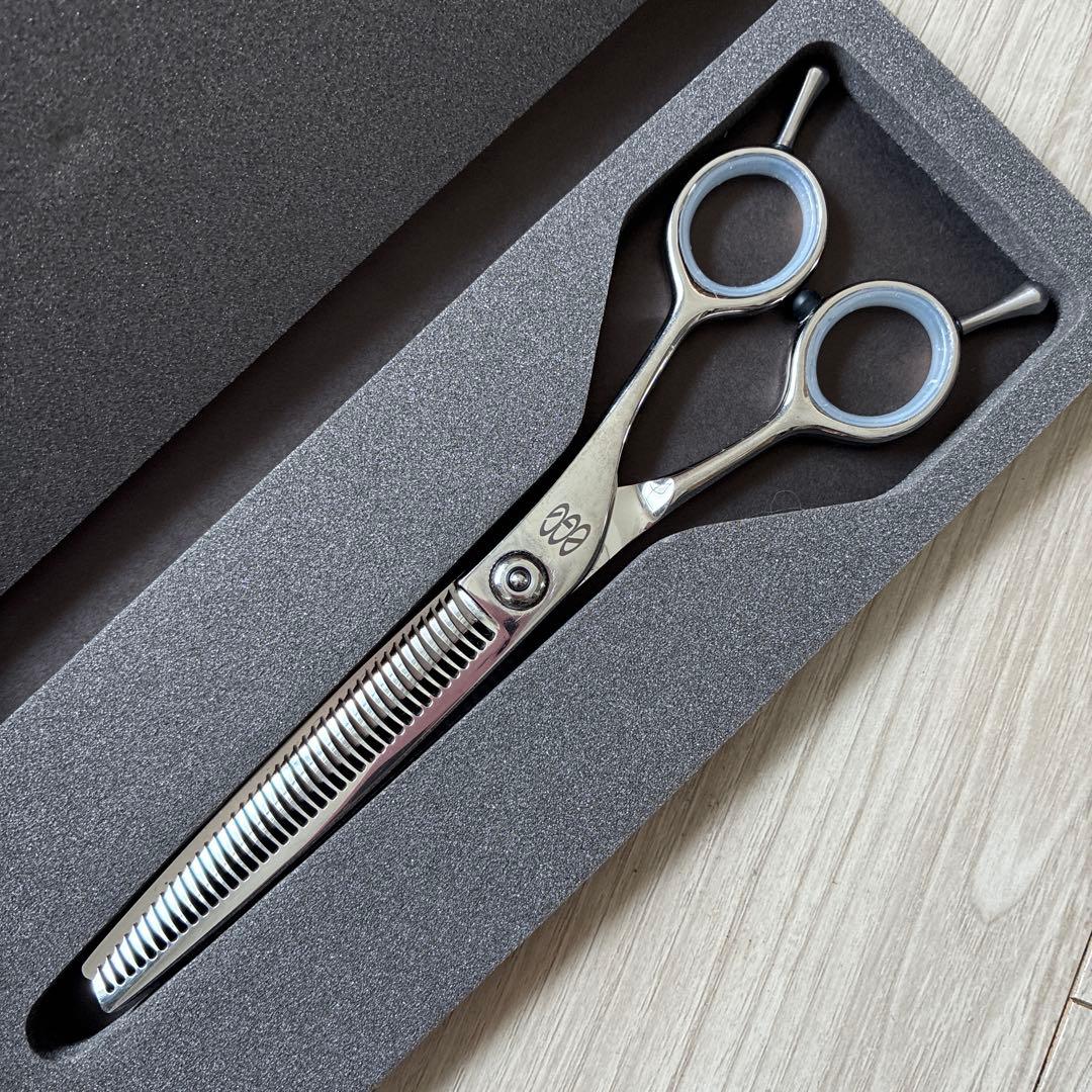 egg ギザ刃　すきバサミ　セニングシザー　トリミング　トリマー　犬　ペット