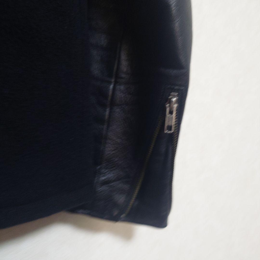 ドラゴンアッシュkj着用 raw fudge レザーライダース スタジャン