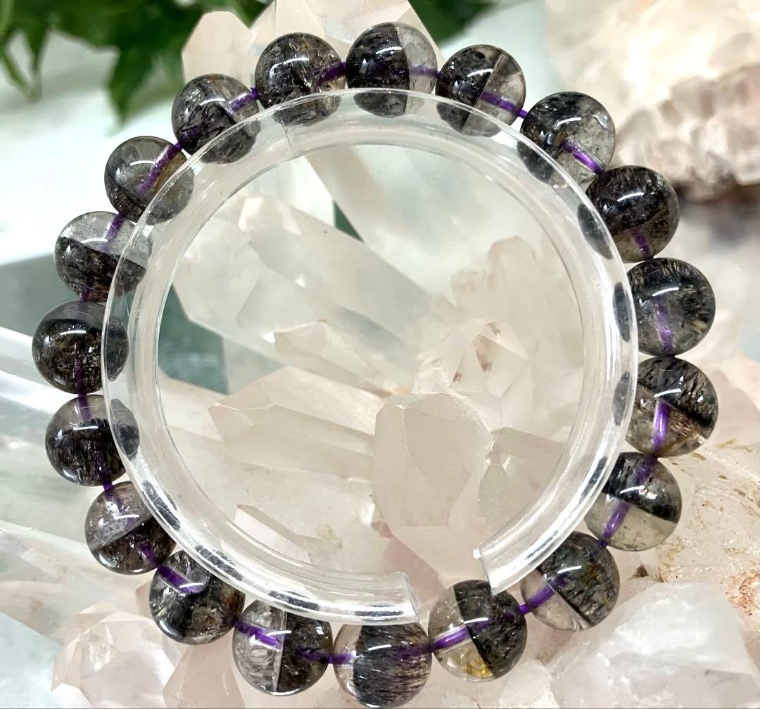 ブラックスーパーセブン　エスピリット鉱山産　超希少天然水晶　約10ミリ