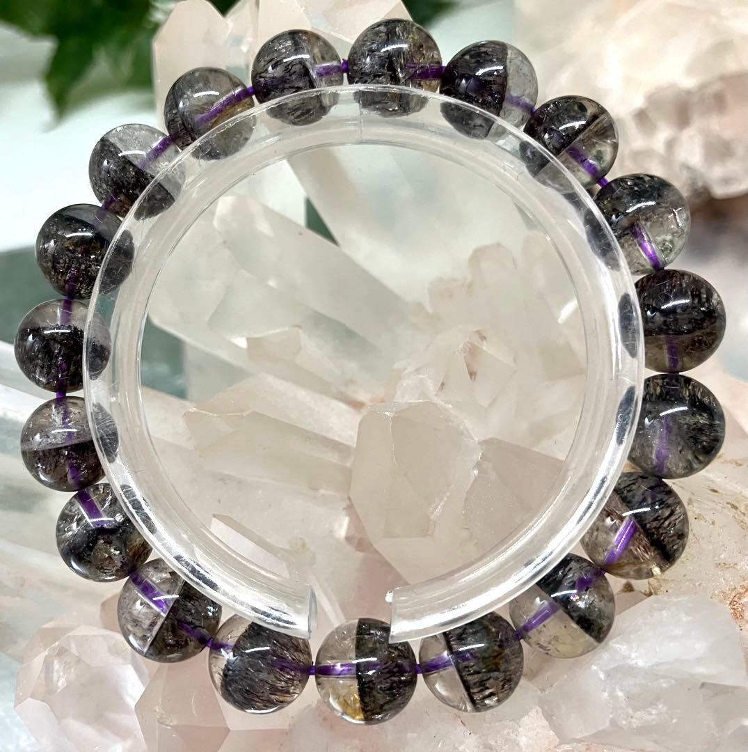 ブラックスーパーセブン　エスピリット鉱山産　超希少天然水晶　約10ミリ