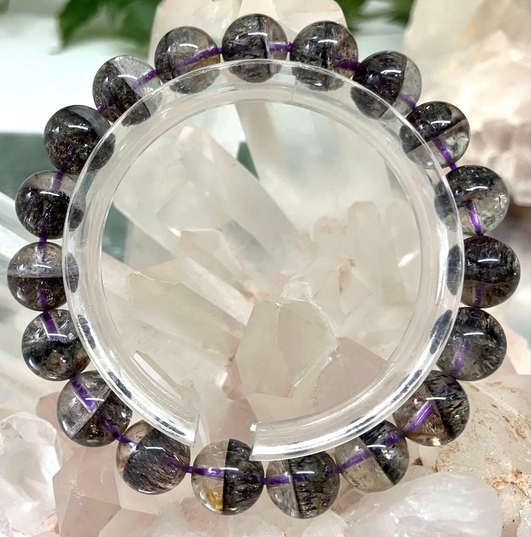 ブラックスーパーセブン　エスピリット鉱山産　超希少天然水晶　約10ミリ