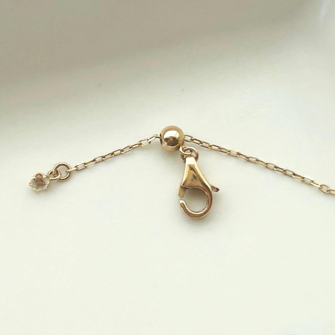 【Lilas】K10 アコヤパール 1粒ムーブブレスレット