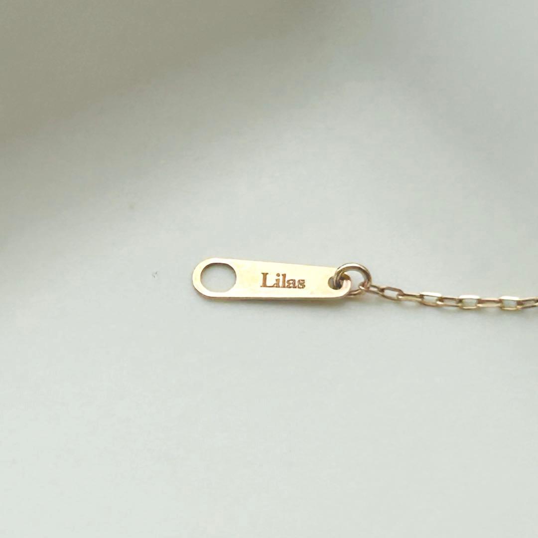 【Lilas】K10 アコヤパール 1粒ムーブブレスレット