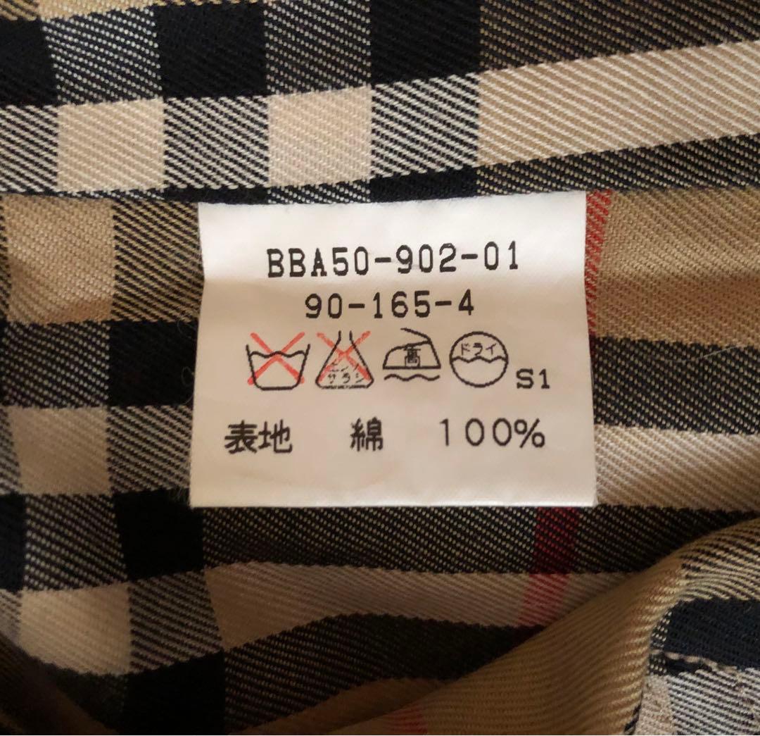 90s Burberry バーバリーズ　ノバチェック　ステンカラーコート