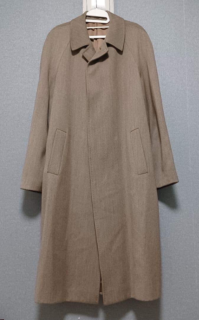 【イタリア製最高級】E.THOMAS バーニーズニューヨーク ロングコートウール