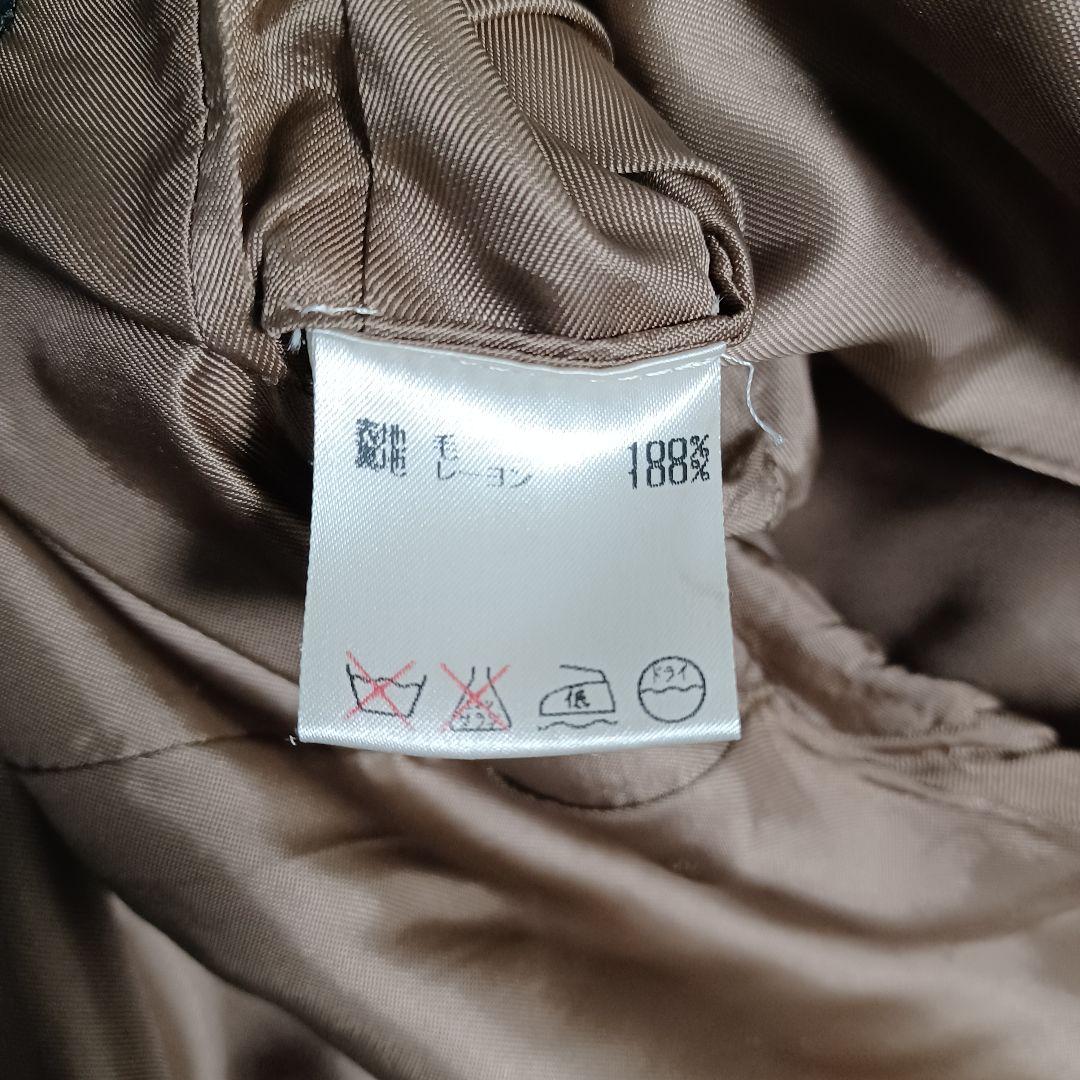 【イタリア製最高級】E.THOMAS バーニーズニューヨーク ロングコートウール