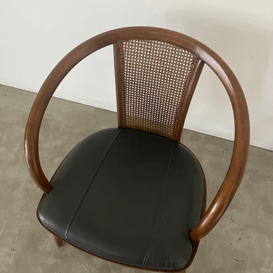 レトロ　ヴィンテージ　柏木工　古家具　椅子　ダイニングチェア　アームチェア　木製