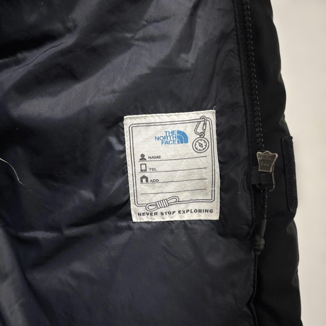 【クリーニング済】ノースフェイス DRYVENT ロングダウン S キッズ160