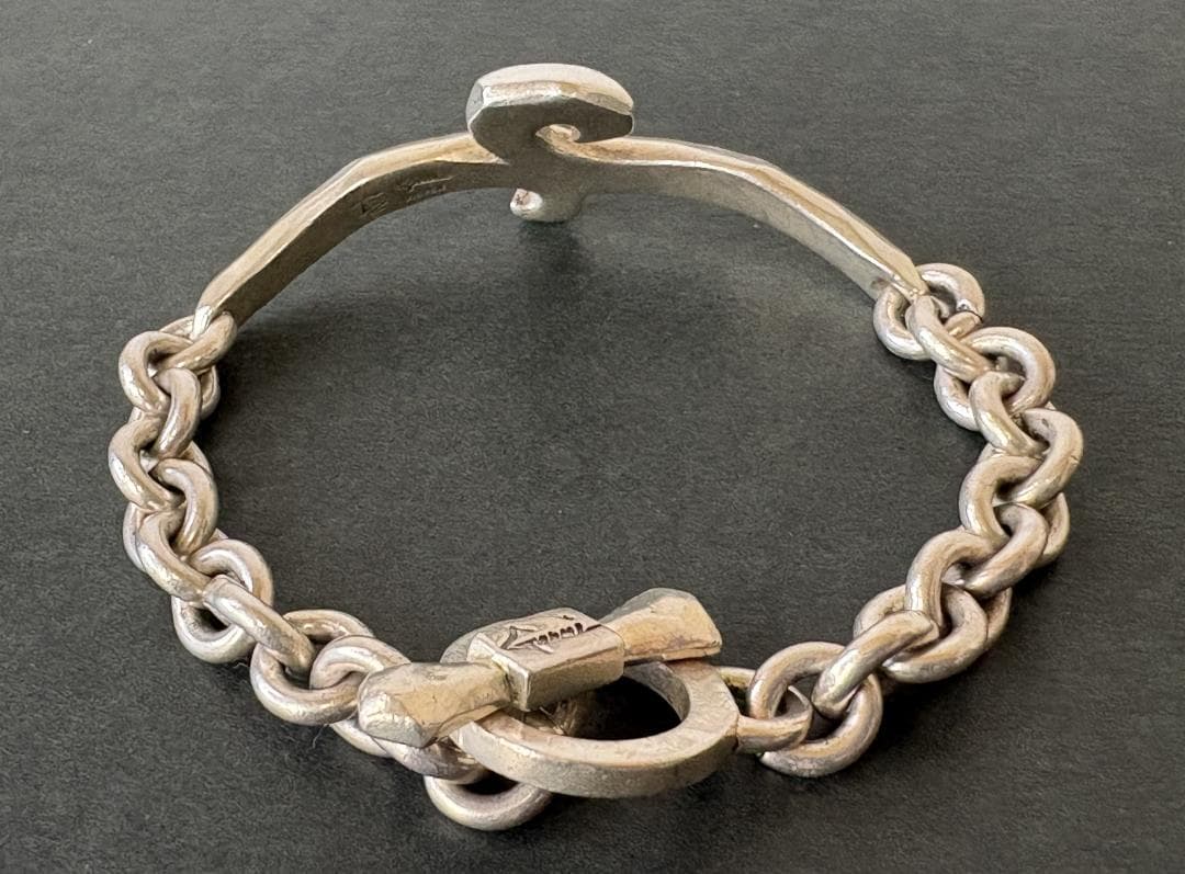 旧ロゴ ガルニ Garni ビンテージ シルバー チェーンブレスレット