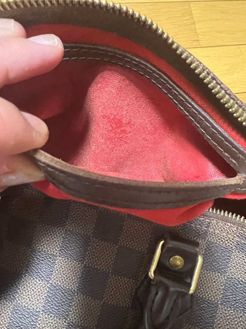 ルイヴィトンダミエパターン ボストンバッグ ブラウン値下げ不可