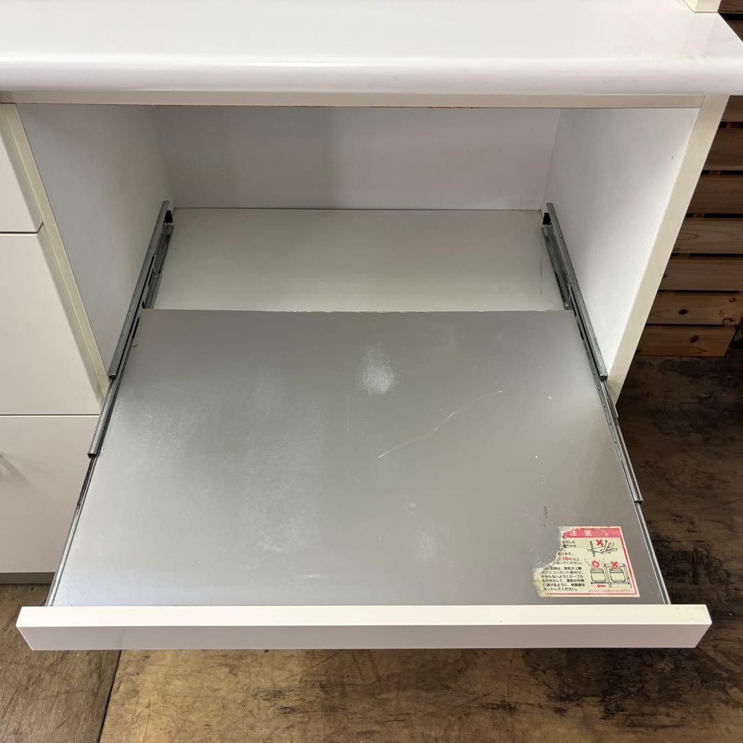 送料込み　食器棚　キッチンボード　カップボート　幅120cm