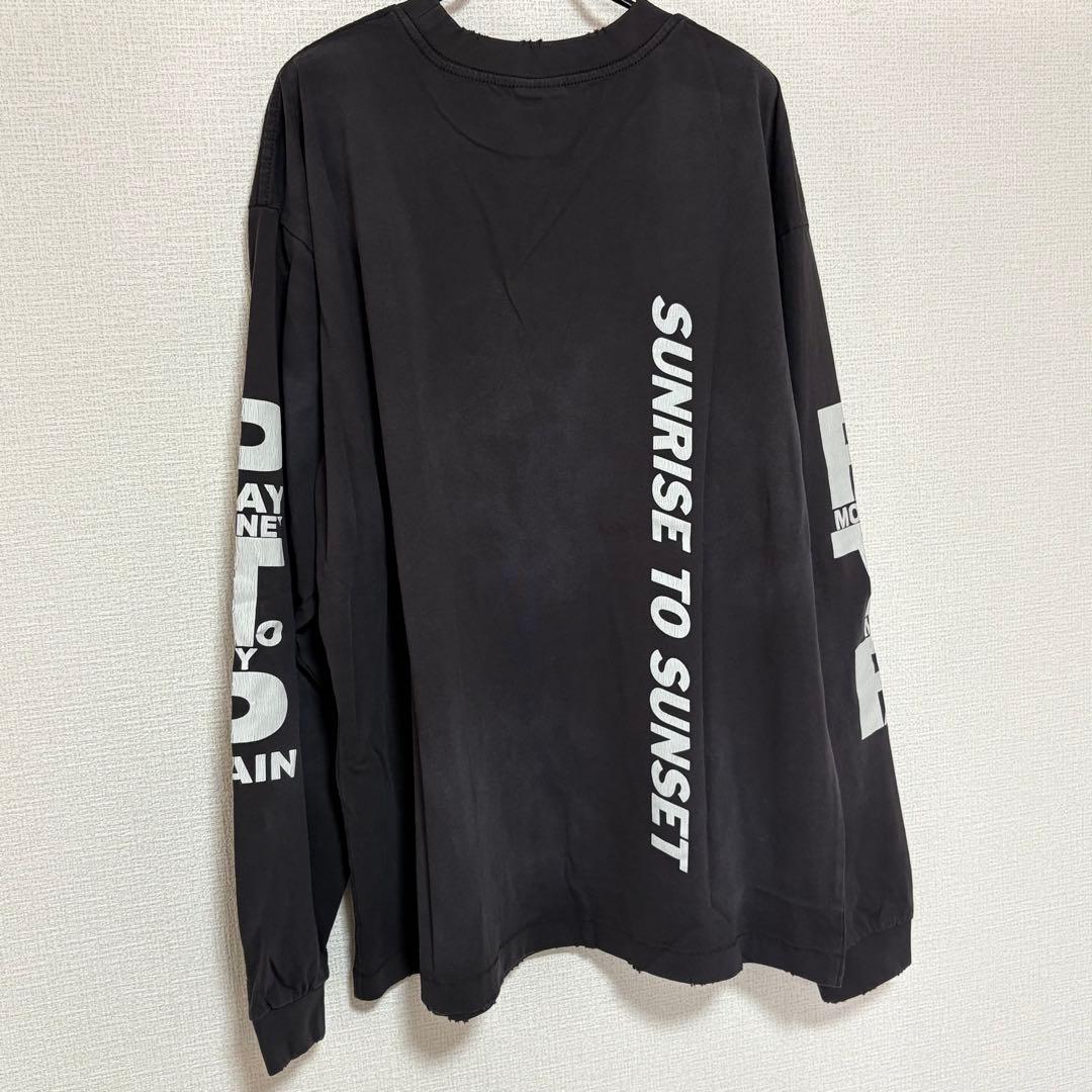 新品 セントマイケル ロングスリーブTシャツ ブラック Lサイズ
