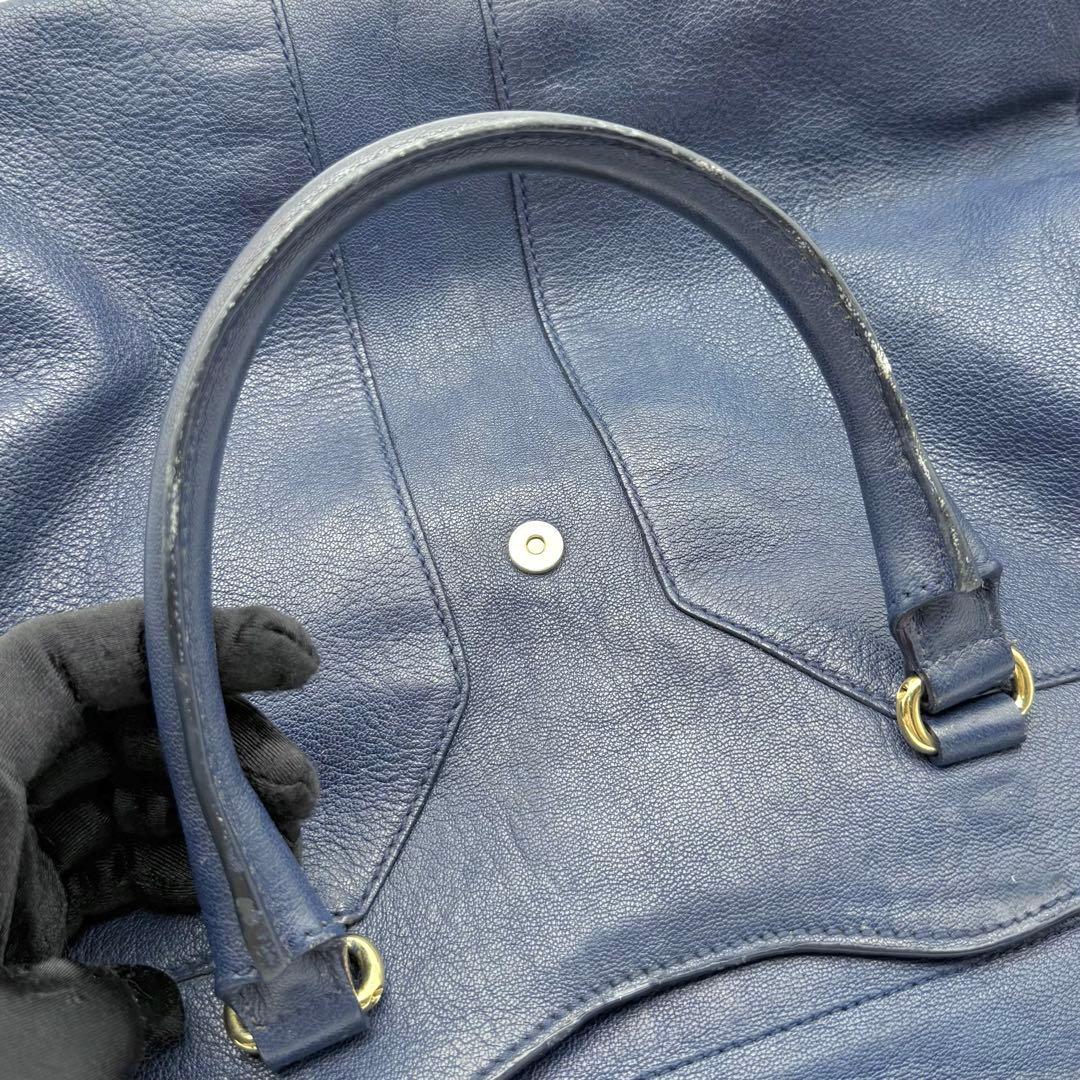 Yves Saint Laurent カバスシック　Yライン　レザートートバッグ