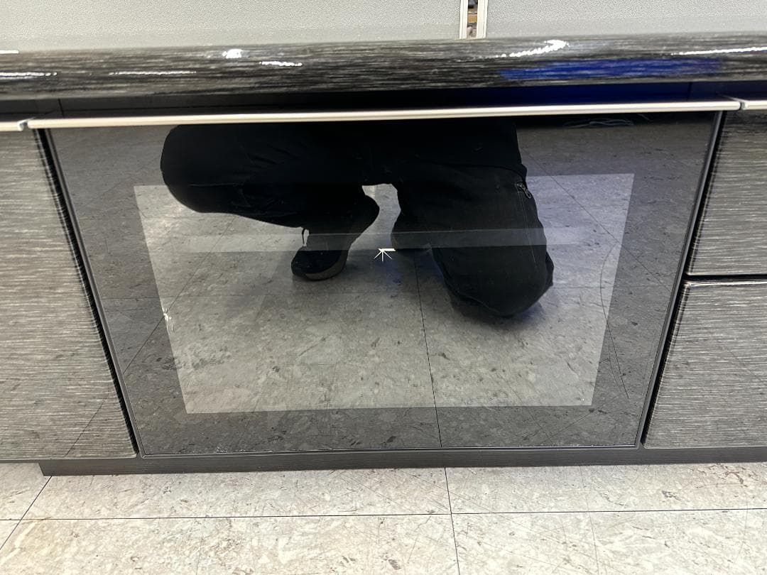 ニトリ　テレビボード　ポスティア150　ブラック