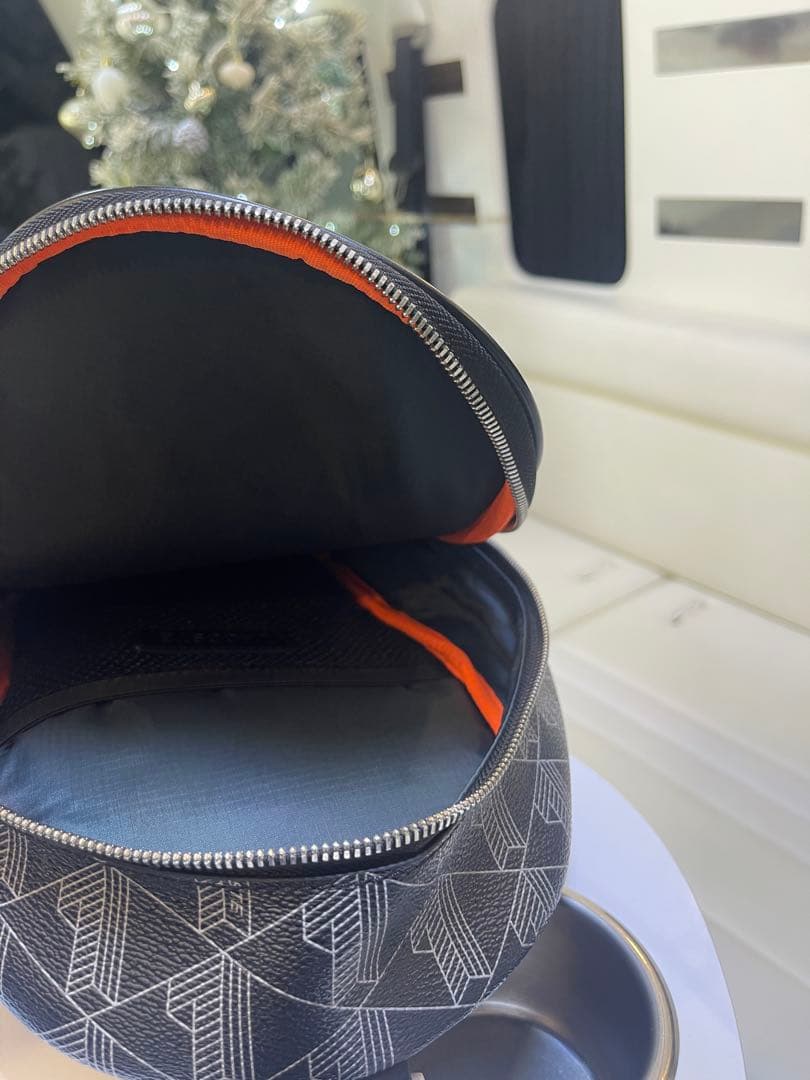 LACOSTE ラコステ メンズ ボディバッグ 黒 モノグラム 未使用　ブラック