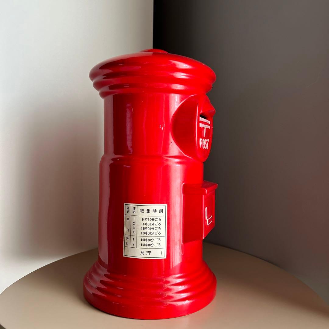 貯金箱 郵便ポスト ビンテージ 昭和 レトロ アンティーク 置物 ポスト 希少