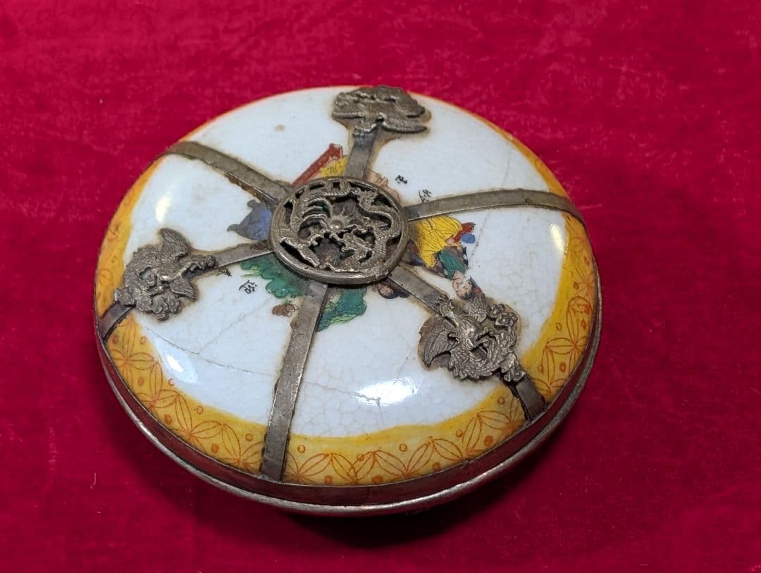 古美術　唐物　小物入れ 春画